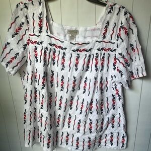 Cotton Embroidered Top